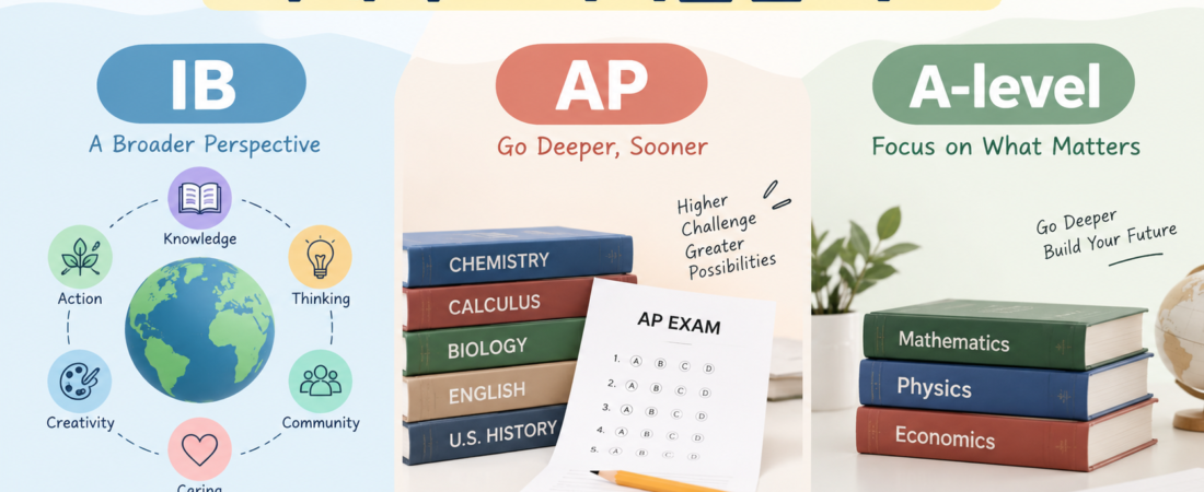IB vs AP vs A-level, 우리 아이에게 맞는 커리큘럼은?